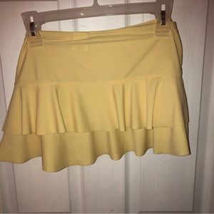 Yellow bathing suit coverup size large
